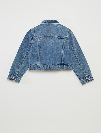 Veste en denim cropped