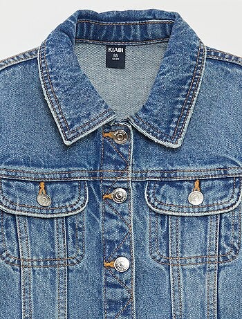 Veste en denim cropped