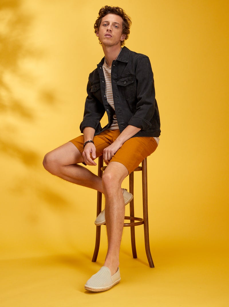 Veste en denim Gris - Kiabi