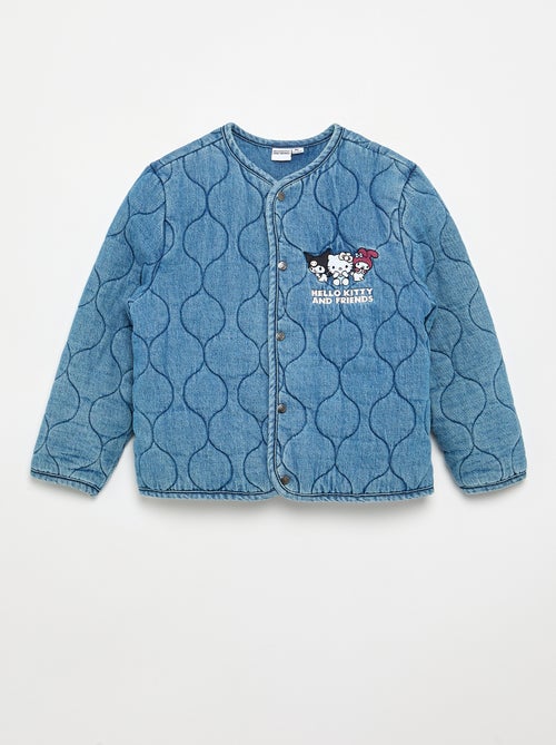 Veste en denim 'Hello Kitty' - Kiabi Veste en denim 'Hello Kitty' - Kiabi
