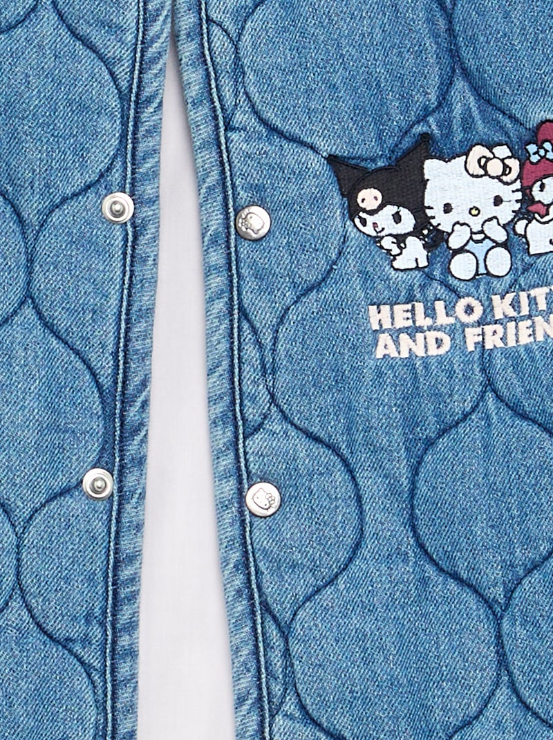 Veste en denim 'Hello Kitty' Bleu - Kiabi
