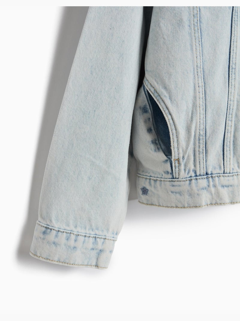 Veste en denim, mo fashion Bleu - Kiabi
