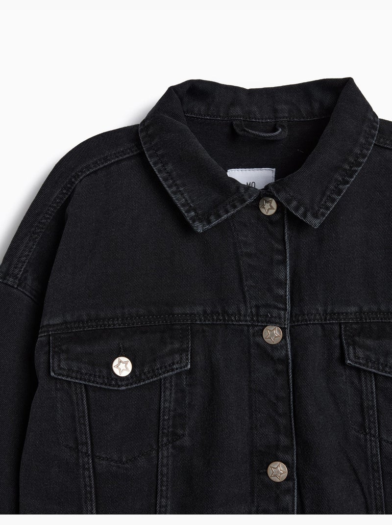 Veste en denim, mo fashion Noir - Kiabi
