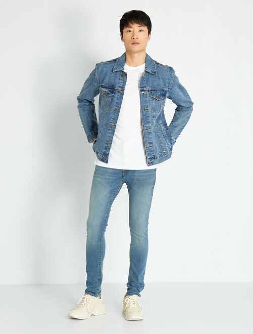 Veste en jean homme