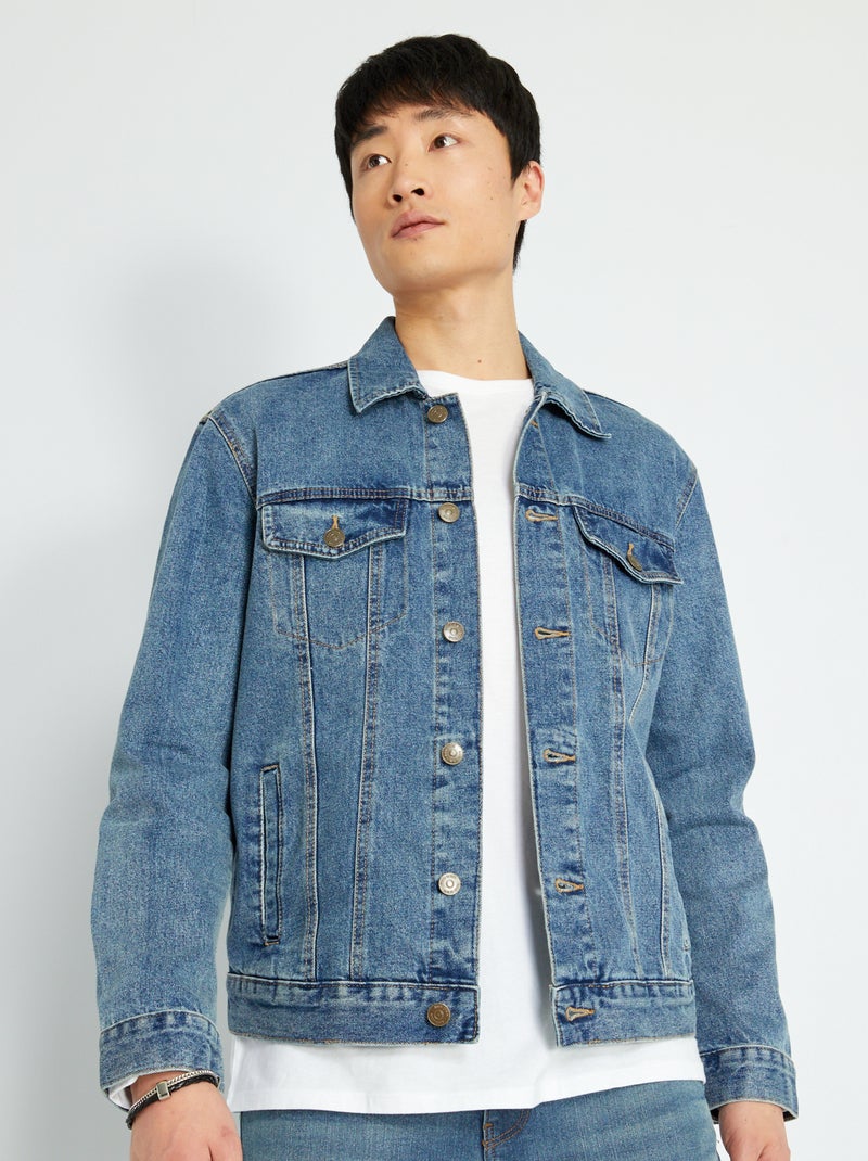 Veste en denim triple stone - Kiabi