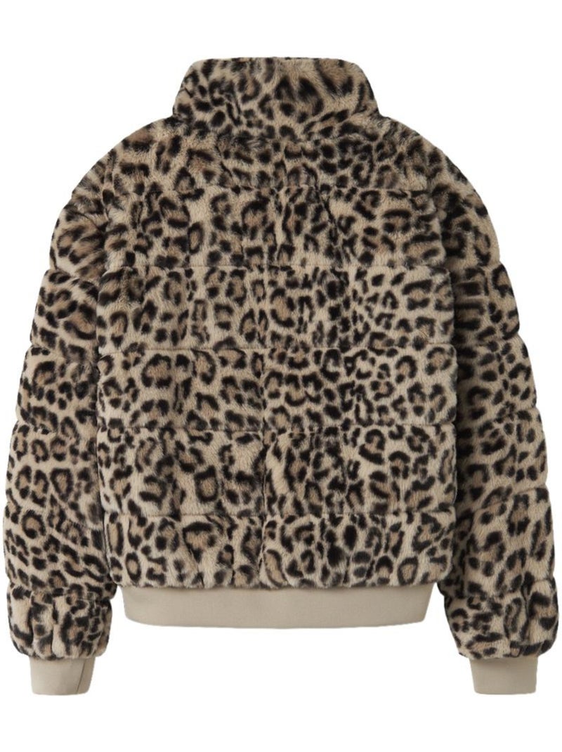 Veste en fausse fourrure fille name it Beige - Kiabi