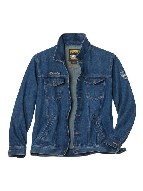 Veste en Jean Authentique - ATLAS FOR MEN - Kiabi Veste en Jean Authentique - ATLAS FOR MEN - Kiabi