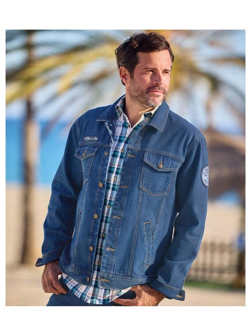 Veste en Jean Authentique - ATLAS FOR MEN - Kiabi Veste en Jean Authentique - ATLAS FOR MEN - Kiabi