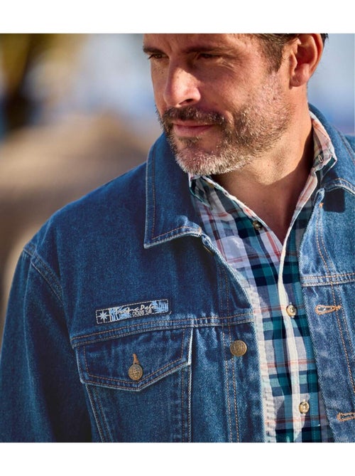 Veste en Jean Authentique - ATLAS FOR MEN - Kiabi Veste en Jean Authentique - ATLAS FOR MEN - Kiabi