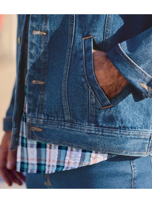Veste en Jean Authentique - ATLAS FOR MEN - Kiabi Veste en Jean Authentique - ATLAS FOR MEN - Kiabi