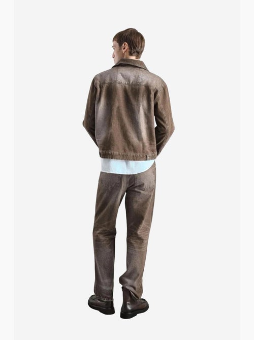 Veste en jean avec poches giesto - Kiabi