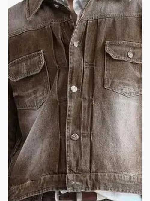 Veste en jean avec poches giesto - Kiabi