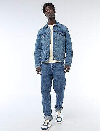 Veste en jean avec poches poitrine