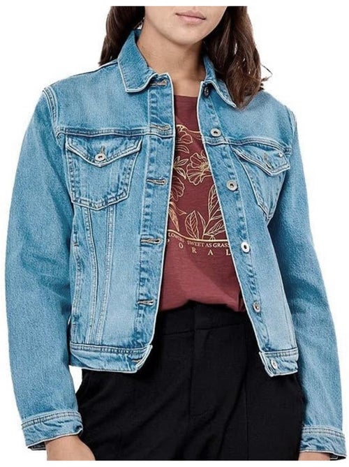 Veste en Jean Femme Kaporal - Kiabi Veste en Jean Femme Kaporal - Kiabi