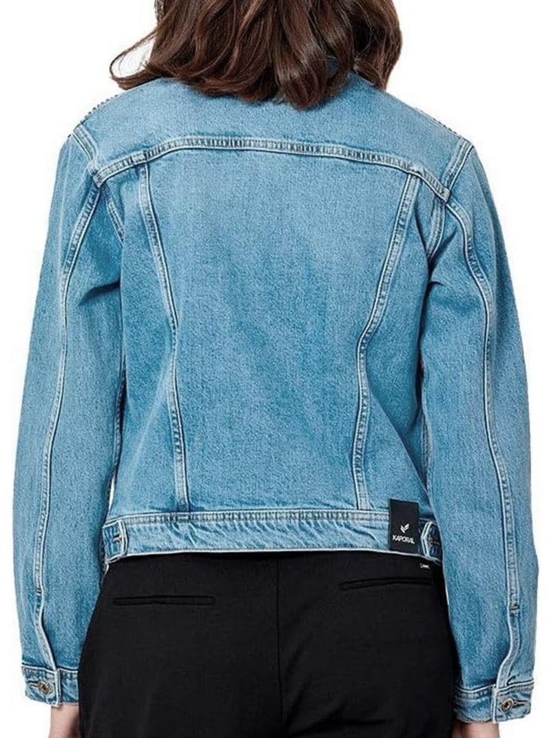 Veste en Jean Femme Kaporal Bleu jean - Kiabi