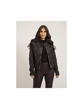 Veste en jean matelassée umani