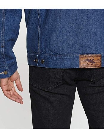 Veste en Jean Matelassée Western - ATLAS FOR MEN
