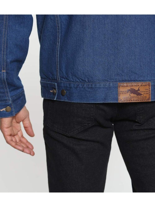 Veste en Jean Matelassée Western - ATLAS FOR MEN - Kiabi Veste en Jean Matelassée Western - ATLAS FOR MEN - Kiabi