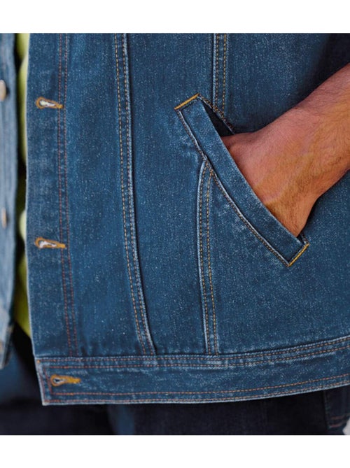 Veste en Jean Sans Manches - ATLAS FOR MEN - Kiabi Veste en Jean Sans Manches - ATLAS FOR MEN - Kiabi