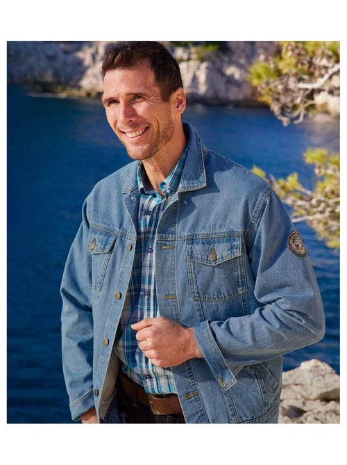 Veste en Jean Spring Adventure   - ATLAS FOR MEN - Kiabi