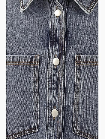 Veste en jean surdimensionnée à double poche bdart