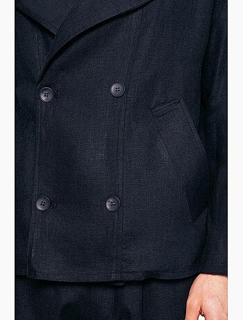 Veste en lin boutonnée giesto