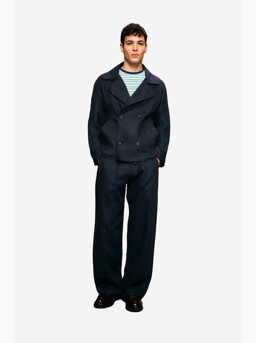 Veste en lin boutonnée giesto - Kiabi