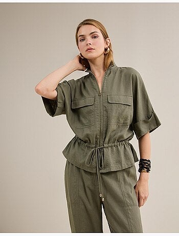 Veste en lin, mo fashion