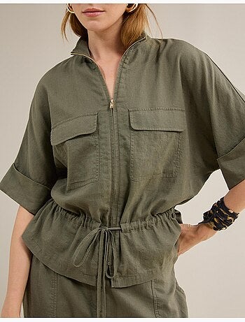 Veste en lin, mo fashion