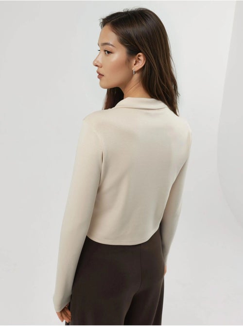 Veste en maille ajustée avec fermeture éclair busem - Kiabi Veste en maille ajustée avec fermeture éclair busem - Kiabi