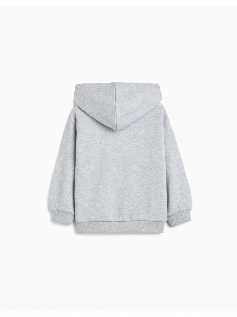 Veste en molleton, mo fashion Gris - Kiabi