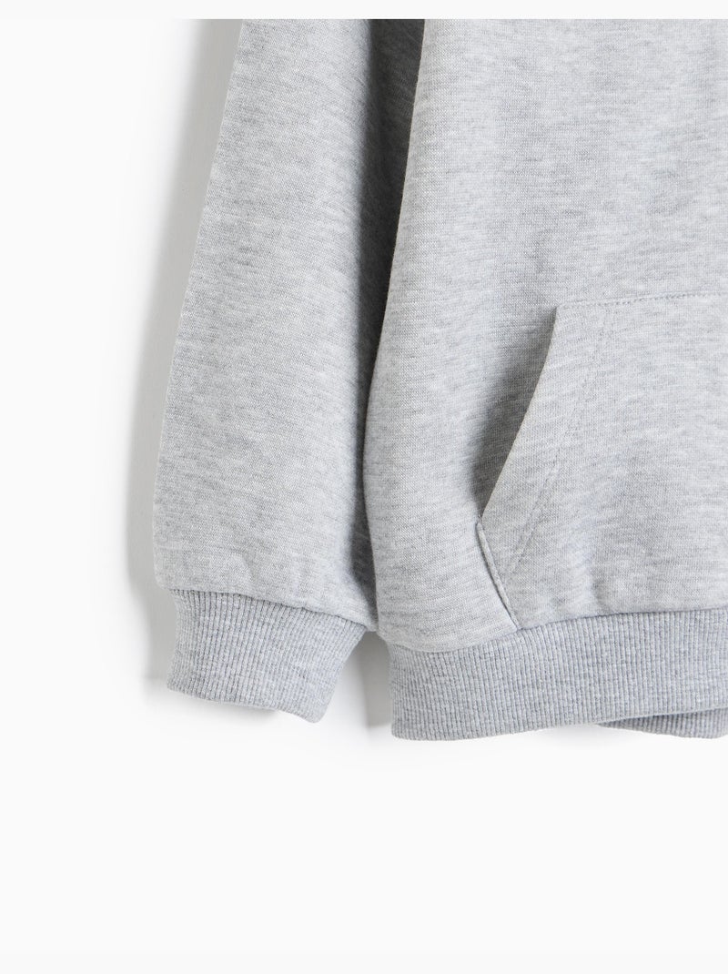 Veste en molleton, mo fashion Gris - Kiabi