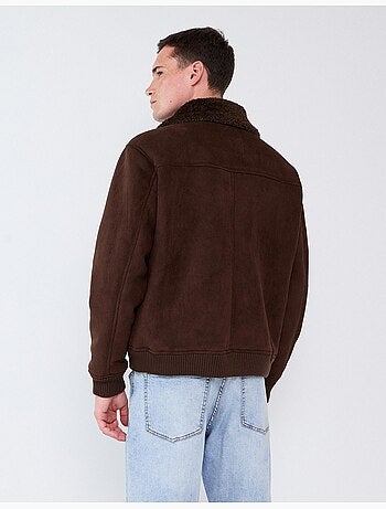 Veste en peau lainée, mo fashion