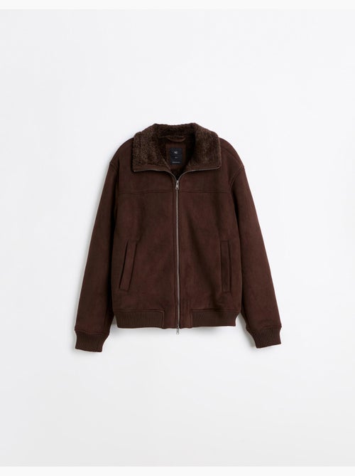 Veste en peau lainée, mo fashion - Kiabi
