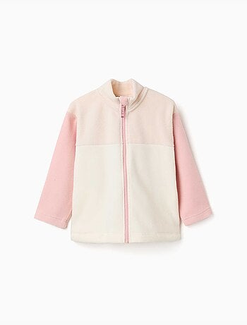 Veste en polaire à col montant