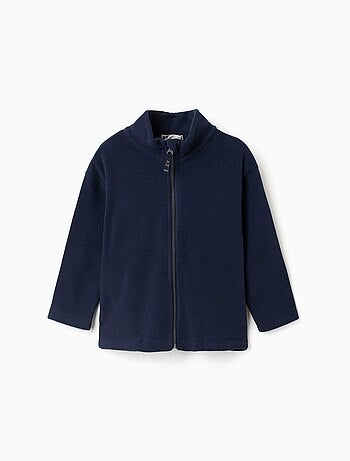 Veste en polaire à col montant