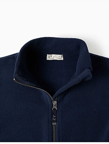 Veste en polaire à col montant