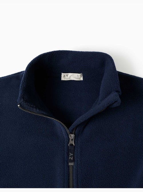 Veste en polaire à col montant - Kiabi