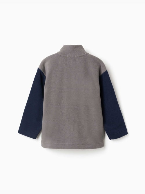 Veste en polaire à col montant - Kiabi