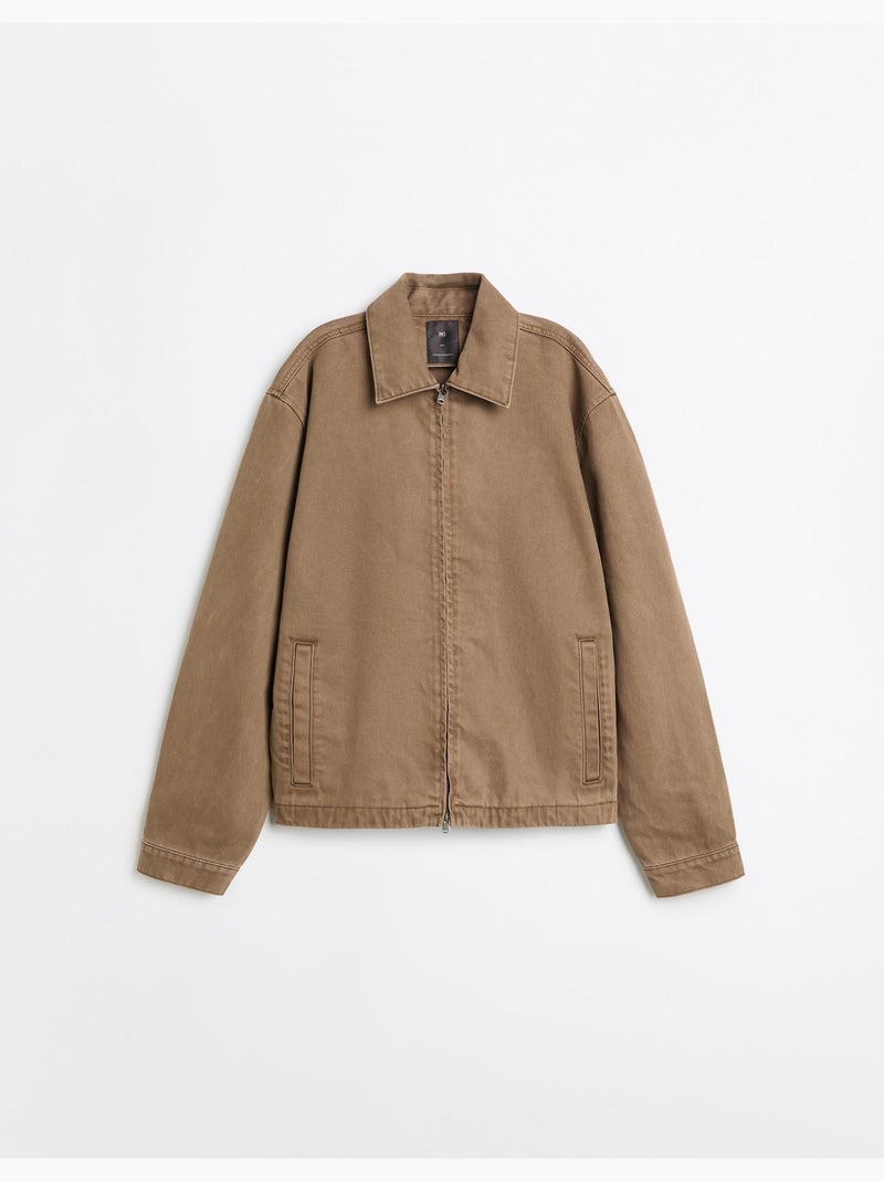Veste en sergé, mo fashion Beige - Kiabi