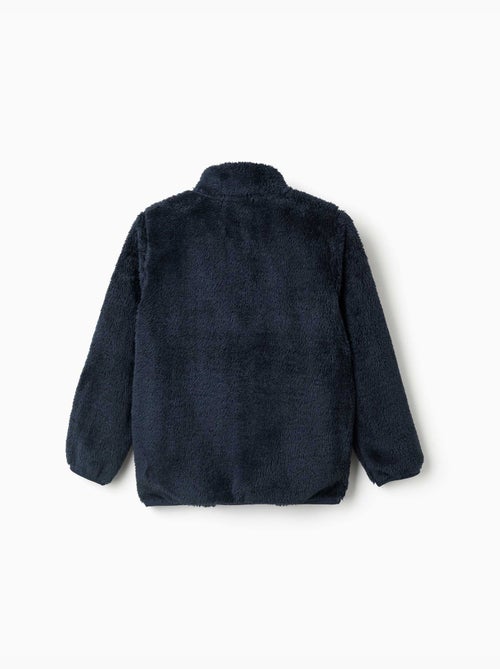 Veste en sherpa avec fermeture éclair - Kiabi