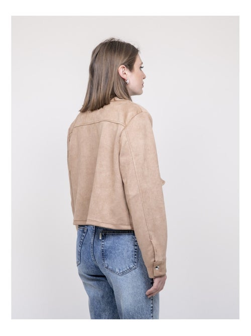 Veste en suédine uperla - Kiabi Veste en suédine uperla - Kiabi
