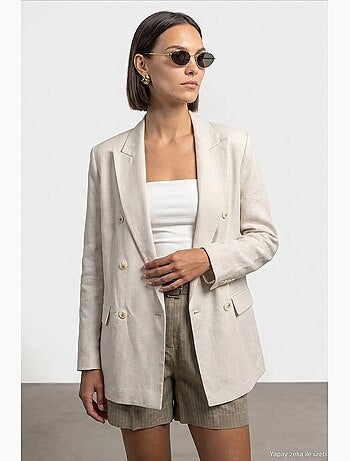 Veste en tencel, coton et lin dilvin