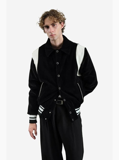 Veste en velours color block giesto - Kiabi