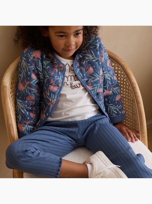 Veste enfant en coton matelassé Dina - Kiabi Veste enfant en coton matelassé Dina - Kiabi