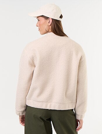 Veste faux lainage