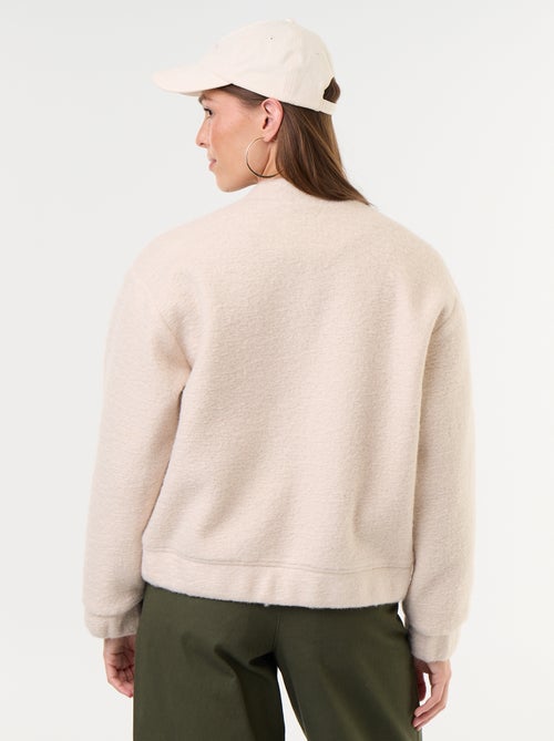 Veste faux lainage - Kiabi