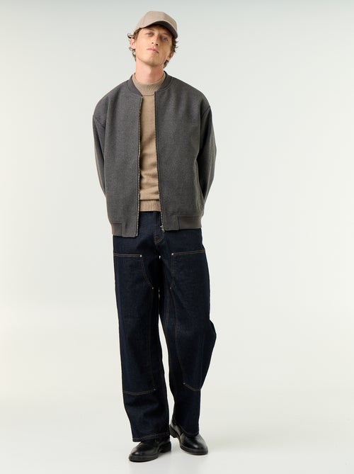 Veste faux lainage - Kiabi