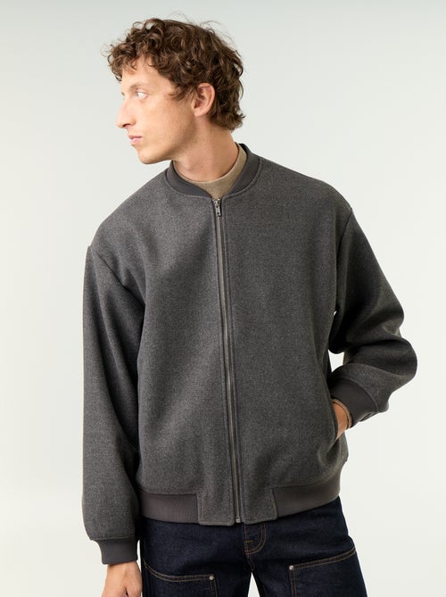 Veste faux lainage - Kiabi