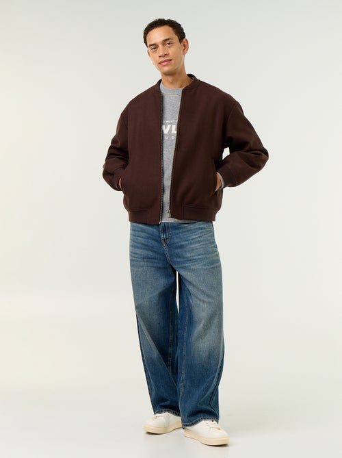 Veste faux lainage - Kiabi